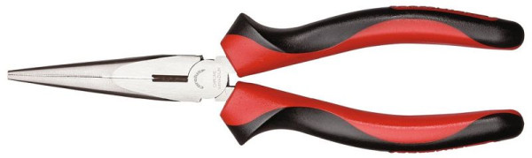 Pince à bec droite rouge GEDORE, longueur 200 mm, manche 2K, 3301133