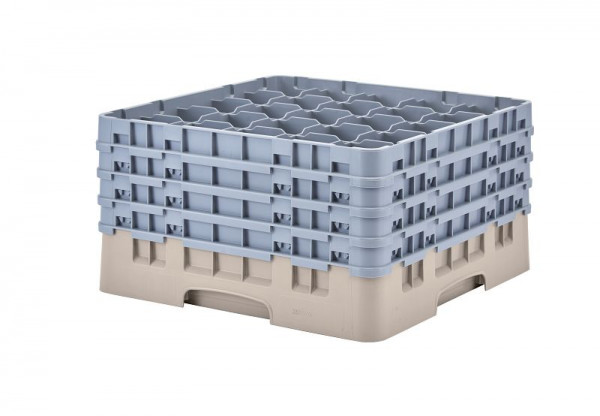 Cambro 25 Compartiment Camrack® Sink Rack 9.25" maximum height, Couleur : Beige, 25S900184