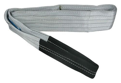Élingue de levage MMXX, capacité de charge 4000 kg, longueur 6 m, largeur 120 mm, grise, 45476