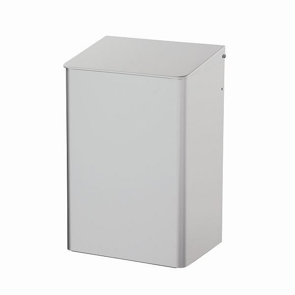 Conteneur à déchets Air Wolf d'un volume de 15 litres, série Omicron II, H x L x P : 417 x 274 x 213 mm, aluminium anodisé, 35-780