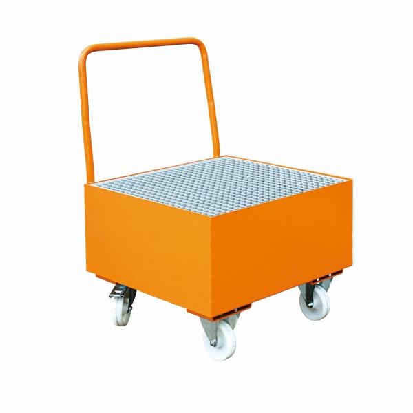 Lèchefrite industrielle Eichinger, mobile, avec grille, sans poignée de poussée, 3013.2 orange pur, 30130200000000