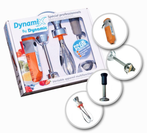 Dynamic Set Dynamix Trio 160, set de mixeur plongeant, avec 1 fouet, MF050