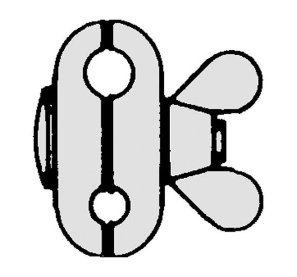 Pièce de serrage Ulmia, pour réglage de longueur, pour scie à onglet 348, 352, 354, 102.757