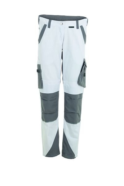 Pantalon femme Planam Norit, blanc/zinc, taille 36, 6418036