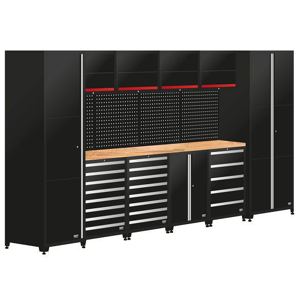 RepTools paroi d'armoire métallique 6 modules, longueur 4359 mm, XXL-118802