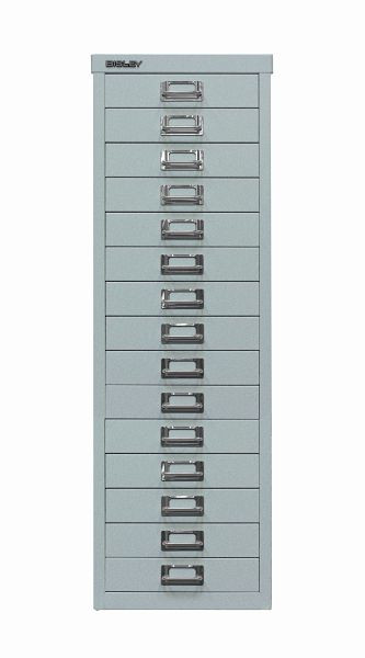 Bisley MultiDrawer ™, série 39, A4, 15 tiroirs, argent, L3915355