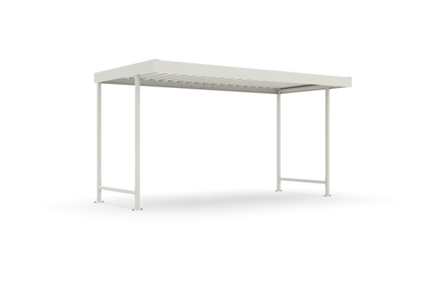 Toiture WSM Leipzig L14 RAL 9002 en kit, 102000087