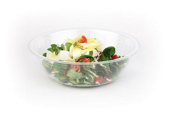 Saladier APS -transparent-, Ø environ 40 cm, hauteur 12 cm, 8 litres, SAN, transparent, empilable, va au lave-vaisselle, 30263