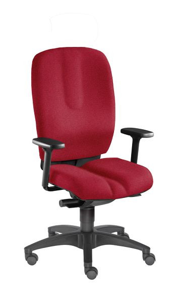 SITWELL MISTER Office, bordeaux, chaise de bureau sans accoudoirs, SY-88.100-M-90-104-00-44-10