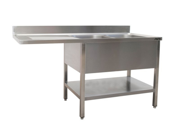 Table d'égouttage Saro pour lave-vaisselle droite, 1200 mm, 700-3100R