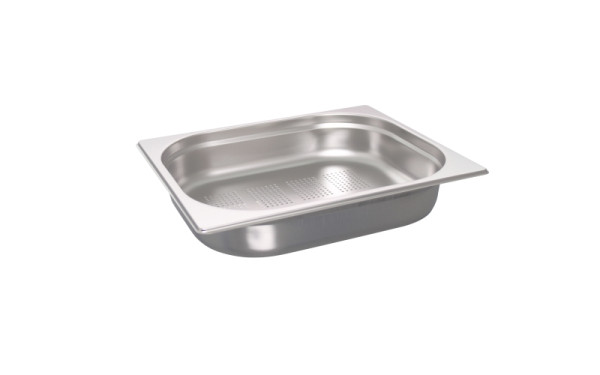 Récipient Schneider GN inox, version perforée, GN1/2 265x325x65 mm, 3,5 L, 530320