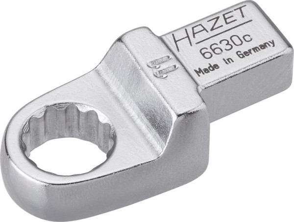 Clé polygonale à insert Hazet, insert carré 9 x 12 mm, profil de traction double hexagonal externe, 11 mm, 6630C-11