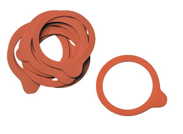 Bagues d'étanchéité en caoutchouc APS, pour couvercles de bocaux Weck, caoutchouc naturel, pour bocaux Ø 6 cm, paquet de 10, 82318