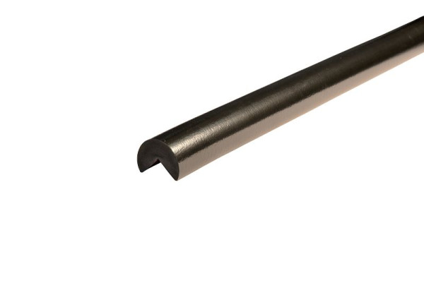 Protection d'angle Knuffi, profil d'avertissement et de protection type A+, noir, 1 mètre, PA-11210