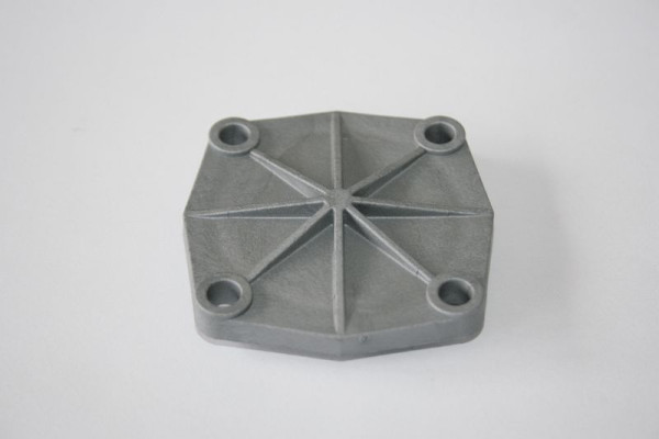 Chapeau de palier ELMAG PVC (gris) pour unité PAT24/PAT38 (pour Euroair/Meister), 9100271