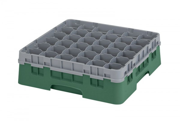 Panier de lavage Cambro 36 compartiments Camrack®, bouteille 11,4 cm, vert, paquet de 5, 36S418119