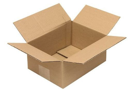 Boîte pliante en carton ondulé TransPak 1 paroi, dimensions intérieures 220 x 160 x 100 mm, format A5, qualité 1.20B, paquet de 50, 299221