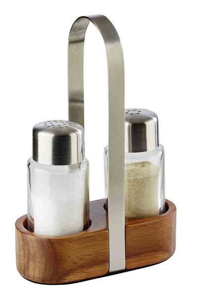 APS poivre et sel -BOIS, 11,5 x 5,5 cm, hauteur : 17 cm, 40435