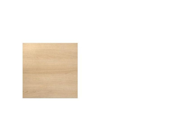 Plateau de table Hammerbacher 80x80cm avec système de perçage chêne, forme rectangulaire, VKP08/E