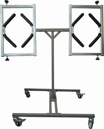 Support de peinture de jante Kunzer pour 2 jantes, 7FLS02