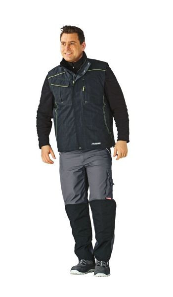 Planam Outdoor Neon Vest, gris/vert, taille S, 3396044