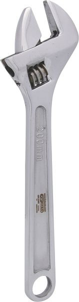 Clé à molette en acier inoxydable KS Tools, réglable, 8", 964.1302