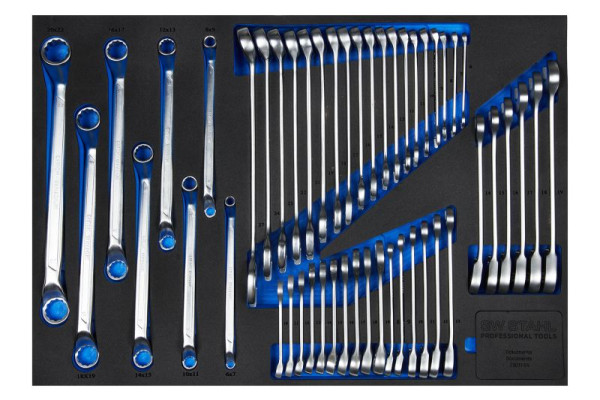 Assortiment de chariots d'atelier SW-Stahl, clés et clés à cliquet, 49 pièces, Z3011-4