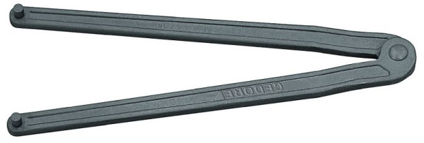 Tourne-écrou à deux trous GEDORE, réglable, 4 mm, 6354560