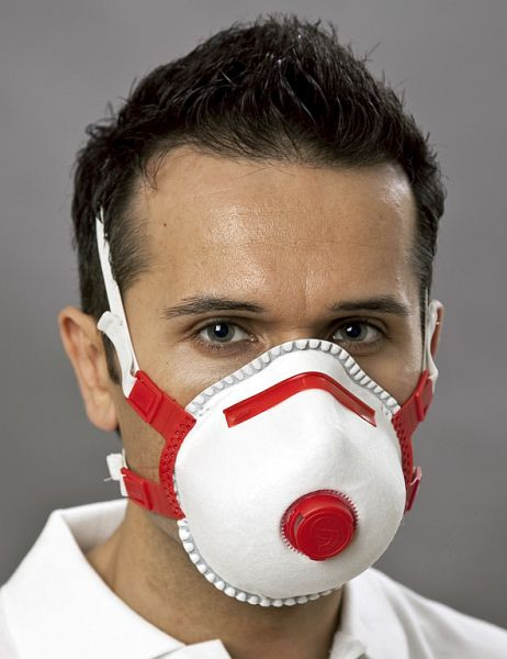 EKASTU Safety Masque respiratoire de EKASTU Safety Mandil FFP3 / V, UE: 5 pièces, 412183