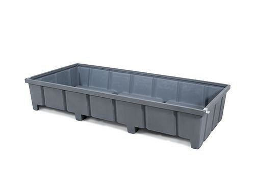 Plateau pour étagères DENIOS type RWP 27.11 en polyéthylène (PE), pour étagères avec une largeur de casier de 2700 mm, 201-373