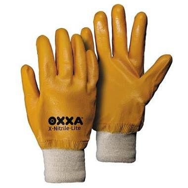 Gant OXXA X-Nitrile-Lite 51-172 jaune, UE : 12 paires, taille : 7, 15117207