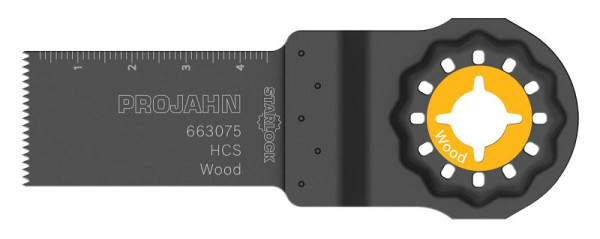 Lame de scie plongeante Projahn pour bois, HCS, Starlock, 24 mm x 50 mm, UE: 5 pièces, 663075