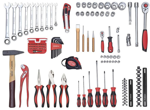 GEDORE set universel rouge ALL-IN dans une mallette à outils, 108 pièces, 3301645