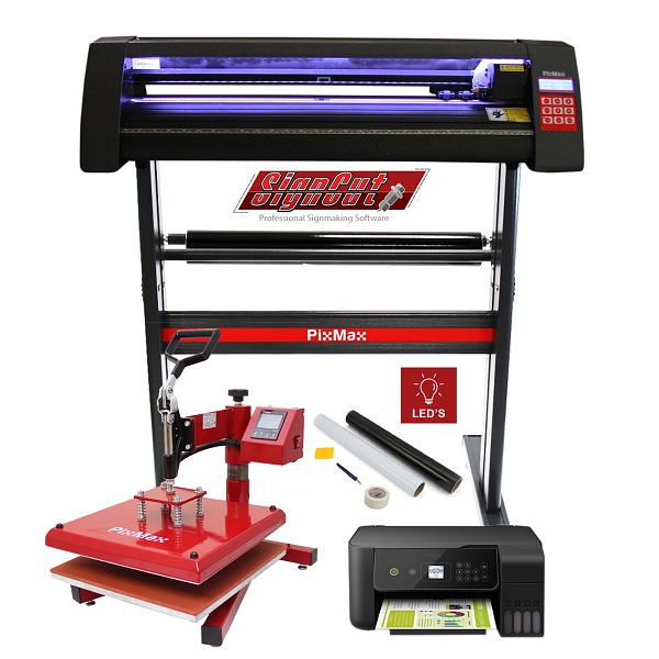 Ensemble de démarrage avec presse pivotante PixMax 38 cm et traceur de découpe LED, 27190
