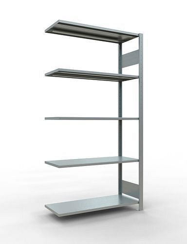 Rayonnage à étagères Schulte, panneau supplémentaire, 5 niveaux de rangement, charge du compartiment 150 kg, 1006 x 436 x 2000 mm, 278792
