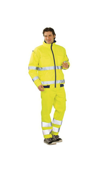 Veste pilote haute visibilité Planam, jaune uni, taille 4XL, 2044068