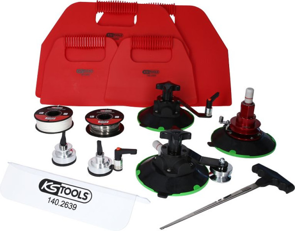 KS Tools Dispositif universel pour retirer les disques, opération par une seule personne, 13 pièces, 140.2630