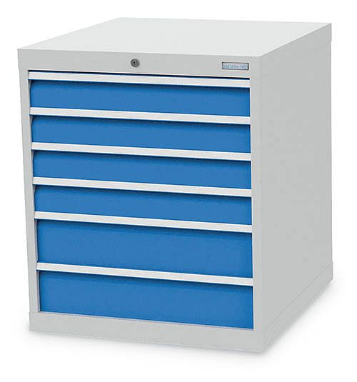 Armoire à tiroirs Bedrunka+Hirth mm, R 24-24, nombre de tiroirs : 6, dimensions en mm (LxPxH) : 705 x 736 x 819, 780/0420V10