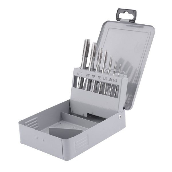 Assortiment de tarauds machine GSR 7 pièces forme B HSS filetage métrique M3-M12, 08303004