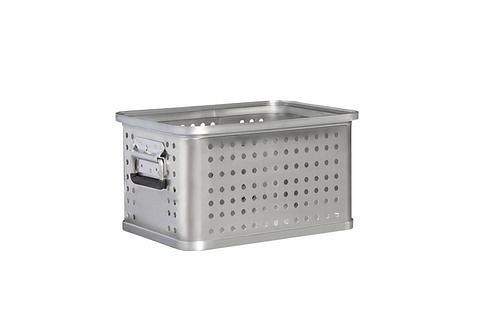 Boîte de transport DENIOS en aluminium, sans couvercle, taille 2-0, 305135
