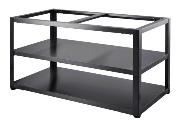 Module de base Myoutdoorkitchen 120 cm, 2 modules, noir, Nordic Line, 7969