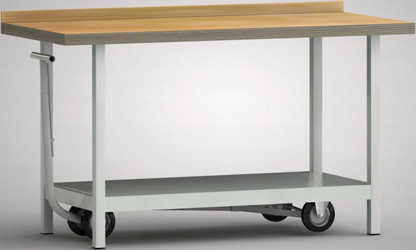 Etabli standard mobile KLW 1500 x 700 x 840 mm L x P x H, WS705N-1500M40-X7000