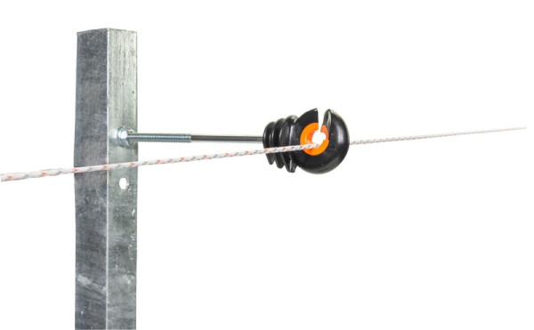 Isolateur annulaire d'écartement Gallagher XDI 10 cm / M6 pour poteaux métalliques, paquet de 20, 086481