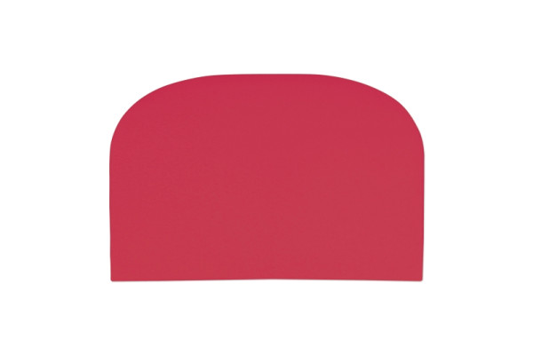Grattoir à pâte Schneider flexible, taille : 148 x 99 mm, LDPE rouge, 227857