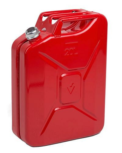Bidon en acier DENIOS, avec bouchon à vis, volume 20 litres, homologation UN, 264-616