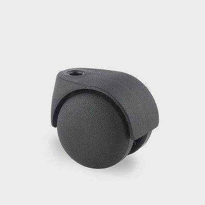 Roulette pivotante TENTE-ROLLEN, roue Ø 50 mm, capacité de charge 40 kg, hauteur 54 mm, D 65 Shore, AA20POI050L51-10