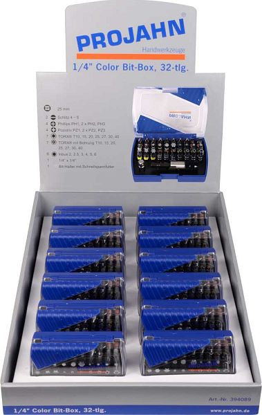 Présentoir Projahn 12xBit Box 32 pièces 394089, 39408912