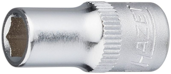 Embout pour clé à douille Hazet, hexagonal, carré creux 6,3 mm (1/4 pouce), 6 mm, moleté, 850-6