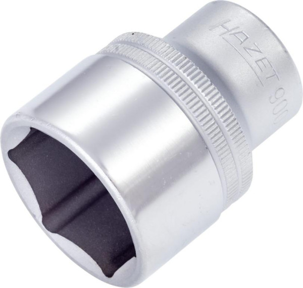 Douille Hazet, hexagonale, carré creux 12,5 mm (1/2"), 30 mm, moleté, 900-30