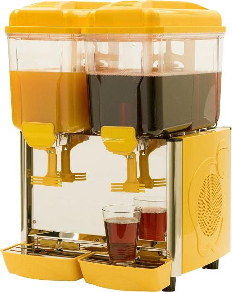 Distributeur de boissons froides Saro modèle COROLLA 2G jaune, 398-1014